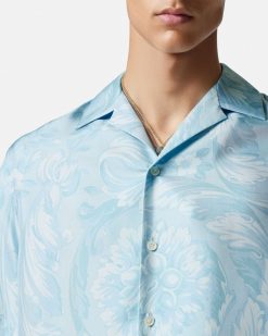 Chemises | Versace Chemise Barocco En Soie