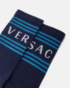 Chaussettes | Versace Chaussettes 90S Vintage Logo