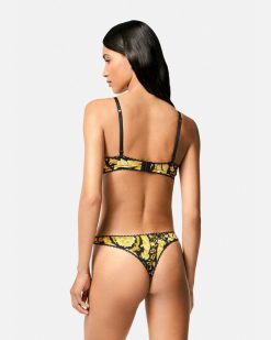 Soutiens-Gorge Et Slips | Versace Brassiere Triangle Barocco