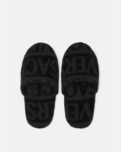 Pantoufles | Versace Chaussons Eponge Versace Allover