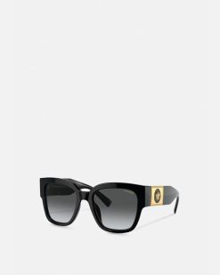 Lunettes De Soleil | Versace Lunettes De Soleil Carrees Macy'S