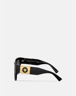 Lunettes De Soleil | Versace Lunettes De Soleil Carrees Macy'S