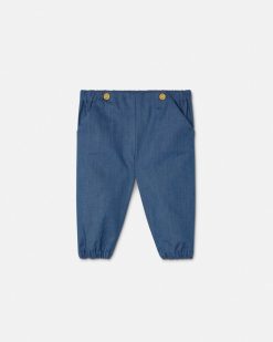 Vetements | Versace Pantalon Baby En Denim De Chambray