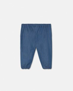 Vetements | Versace Pantalon Baby En Denim De Chambray