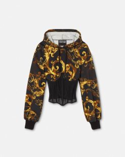 Vetements | Versace Hoodie Facon Corset Watercolour Couture