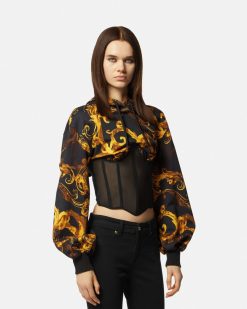 Vetements | Versace Hoodie Facon Corset Watercolour Couture