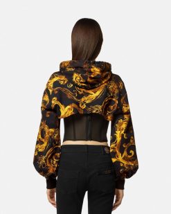 Vetements | Versace Hoodie Facon Corset Watercolour Couture