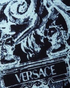 Accessoires Textiles | Versace Cravate En Soie Barocco Stencil