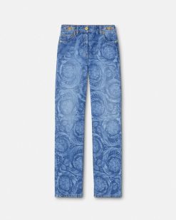 Denim | Versace Jean Barocco A Coupe Classique