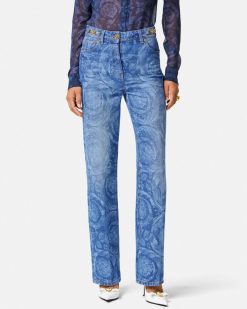 Denim | Versace Jean Barocco A Coupe Classique