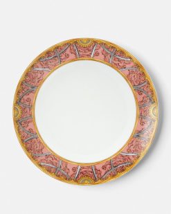 Assiettes | Versace Assiette Scala Del Palazzo Rosa 28 Cm