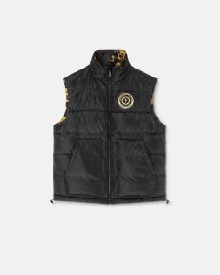 Vetements | Versace Doudoune Sans Manches Reversible V-Emblem