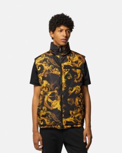 Vetements | Versace Doudoune Sans Manches Reversible V-Emblem