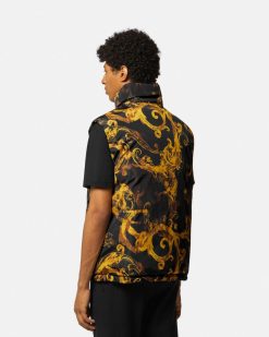 Vetements | Versace Doudoune Sans Manches Reversible V-Emblem