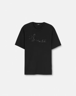 T-Shirts Et Polos | Versace T-Shirt Versace Nautical Logo