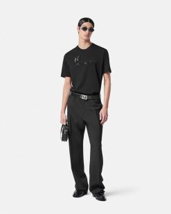 T-Shirts Et Polos | Versace T-Shirt Versace Nautical Logo