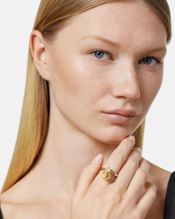 Bagues | Versace Bague Medusa Avec Cristal