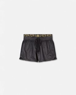 Activewear | Versace Short De Sport A Bordure Greca