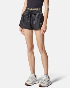 Activewear | Versace Short De Sport A Bordure Greca