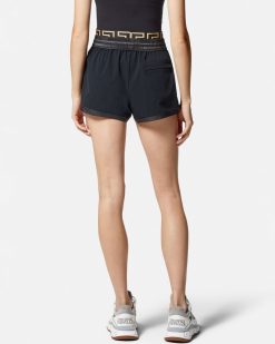 Activewear | Versace Short De Sport A Bordure Greca