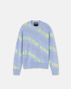 Vetements | Versace Pull En Jacquard Ondoyant A Logo