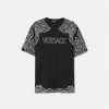 T-Shirts Et Polos | Versace T-Shirt Barocco Stencil