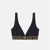 Soutiens-Gorge Et Slips | Versace Brassiere Triangle A Bordure Greca