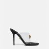 Alia | Versace Alia Mules Transparentes 110 Mm