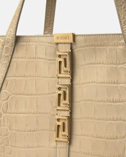 Greca Goddess | Versace Grand Fourre-Tout Greca Goddess Effet Croco