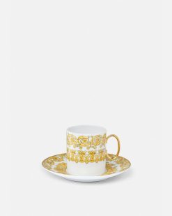 Cafe Et The | Versace Tasse A Cafe Et Soucoupe Medusa Rhapsody