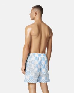 Maillots De Bain | Versace Short De Surf Medusa Contrasto