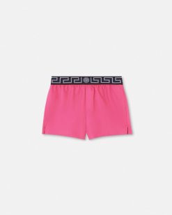 Maillots De Bain | Versace Short De Bain A Bordure Greca