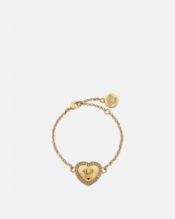 Accessoires | Versace Bracelet Avec Coeur A Cristaux Medusa Kids