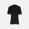 Maille | Versace T-Shirt En Maille Cotelee