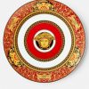 Assiettes | Versace Assiette De Presentation Medusa Red 33 Cm