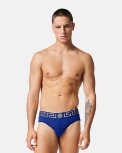 Slips | Versace Slip A Bordure Greca