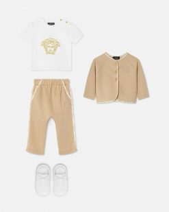 Vetements | Versace Cardigan Matelasse Barocco Pour Bebe