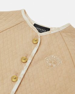 Vetements | Versace Cardigan Matelasse Barocco Pour Bebe