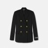 Vestes Et Blazers | Versace Blazer Slim Masculin A Boutonnage Croise