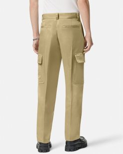 Pantalons Et Shorts | Versace Pantalon Cargo En Gabardine