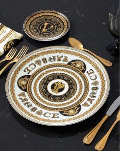 Assiettes | Versace Assiette Y Virtus Alphabet 33 Cm