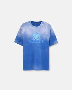 T-Shirts Et Polos | Versace T-Shirt Degrade Medusa