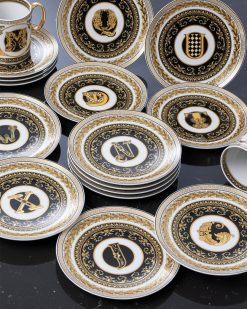 Assiettes | Versace Assiette U Virtus Alphabet 17 Cm