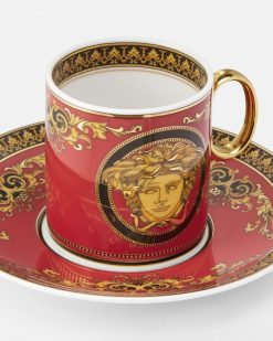 Cafe Et The | Versace Service A Cafe Medusa Red