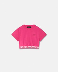 Vetements | Versace T-Shirt Court Bordure Greca Kids