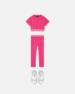 Vetements | Versace T-Shirt Court Bordure Greca Kids