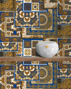 Papier Peint | Versace Papier Peint A Imprime Decoupage