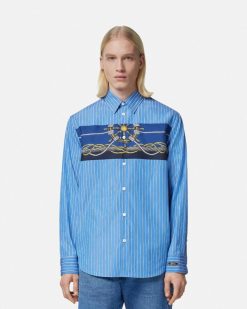 Chemises | Versace Chemise Rayee Versace Nautical