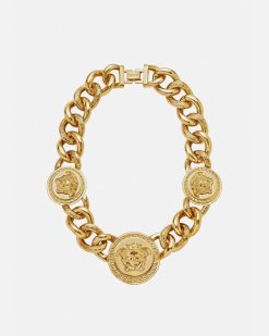 Colliers | Versace Collier En Chaine Medusa