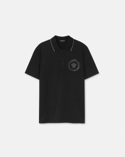 T-Shirts Et Polos | Versace Polo Medusa Cartouche